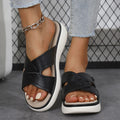 Open Toe Wedge Sandals in Everyday in White for Women