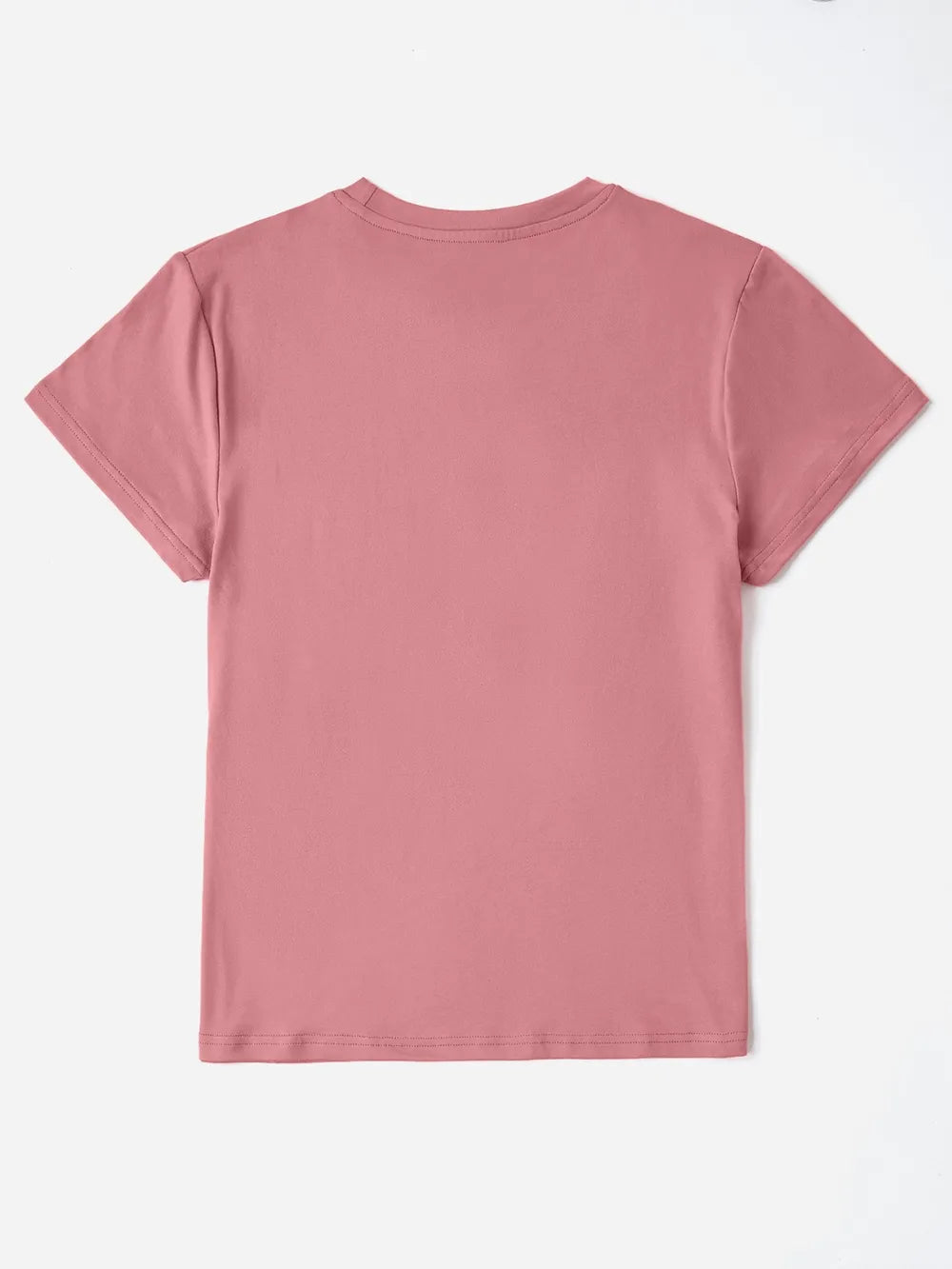 Chilling with My Peeps Round Neck T-Shirt in Black for Women
