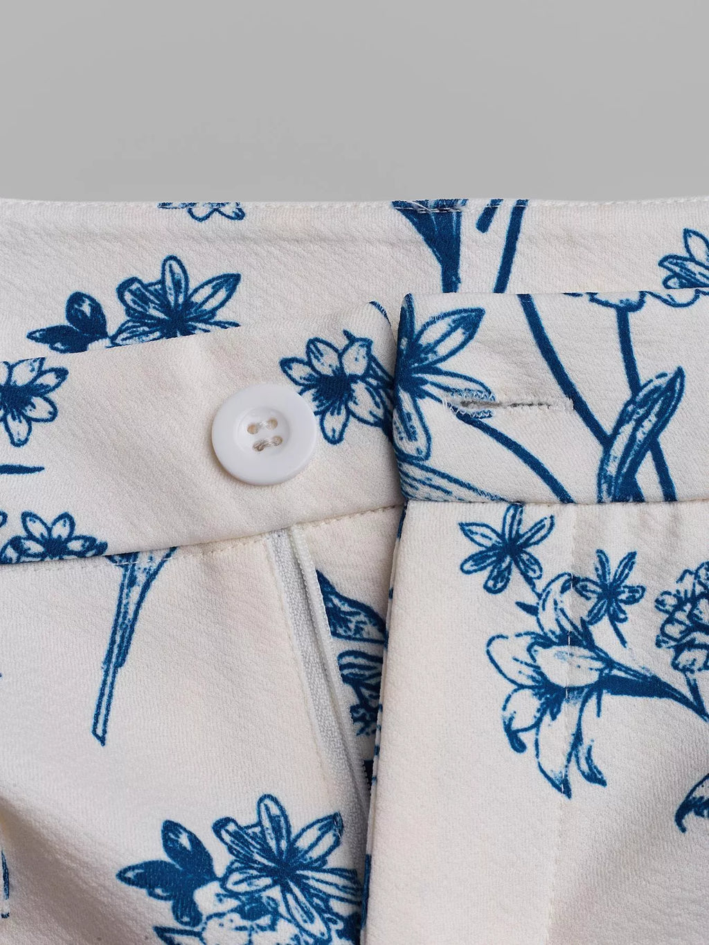 Floral Print Cami Top and Wide Leg Pants Set in Light Blue for Women