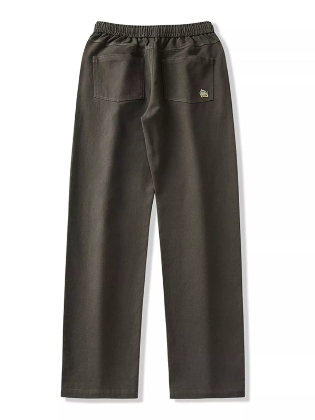 Casual Loose-Fit Drawstring Pants Plus Size in Military Green for Men