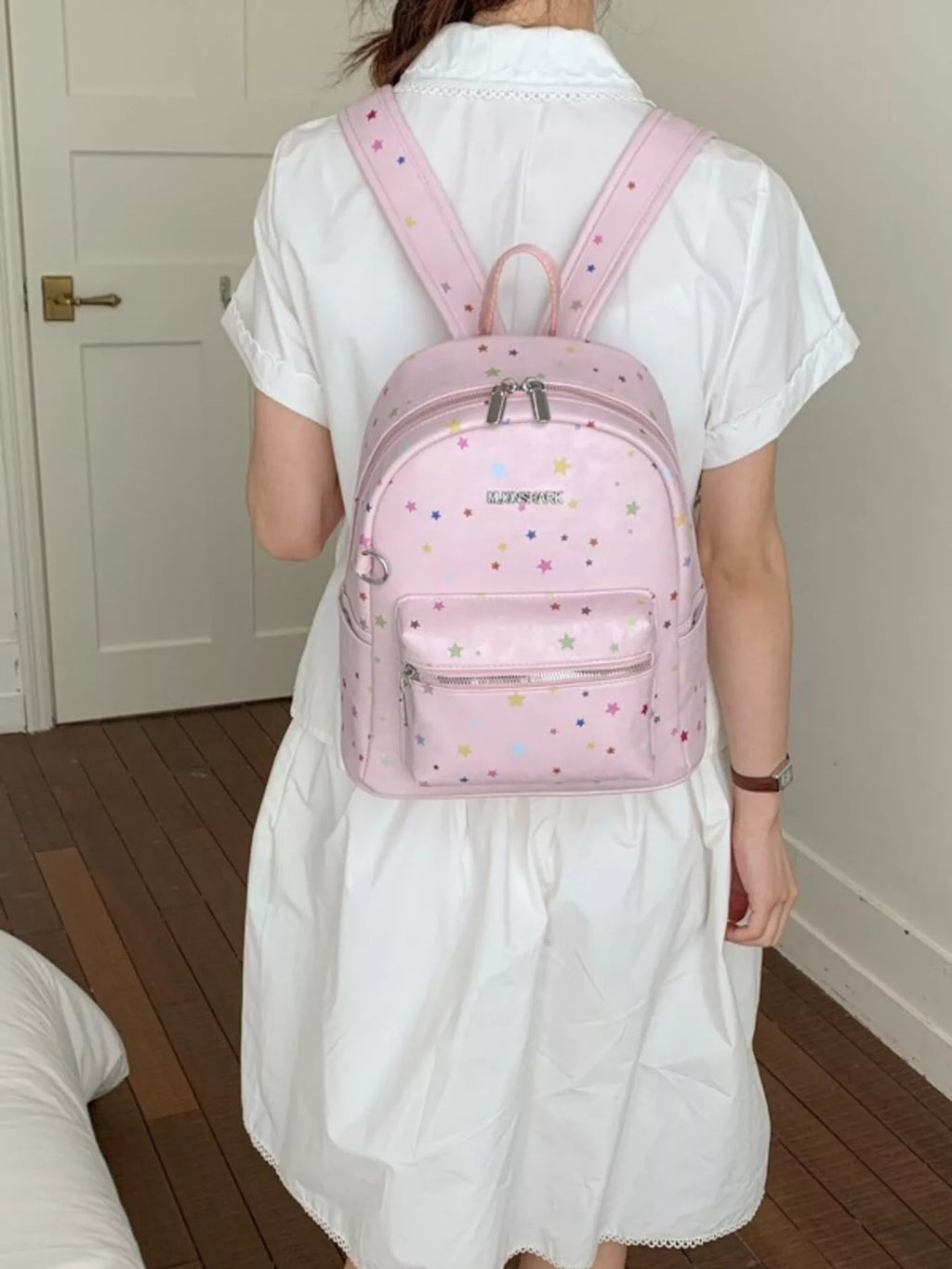 Star Pattern Backpack Bag for Women