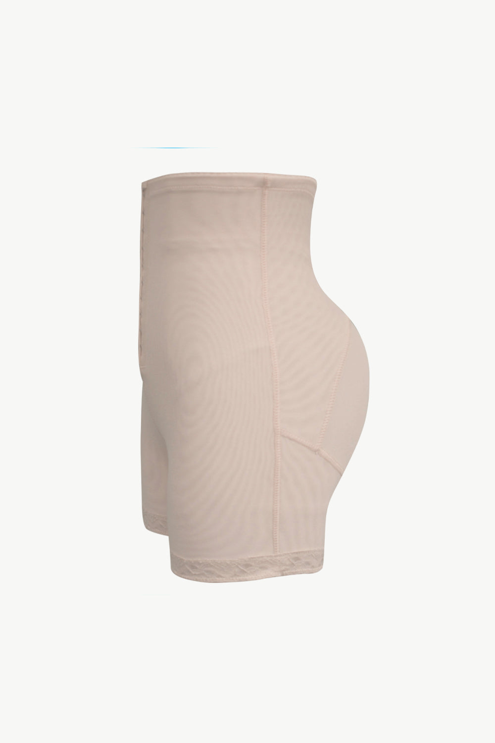 Plus Size Hook-and-Eye Shaping Shorts in Black for Women