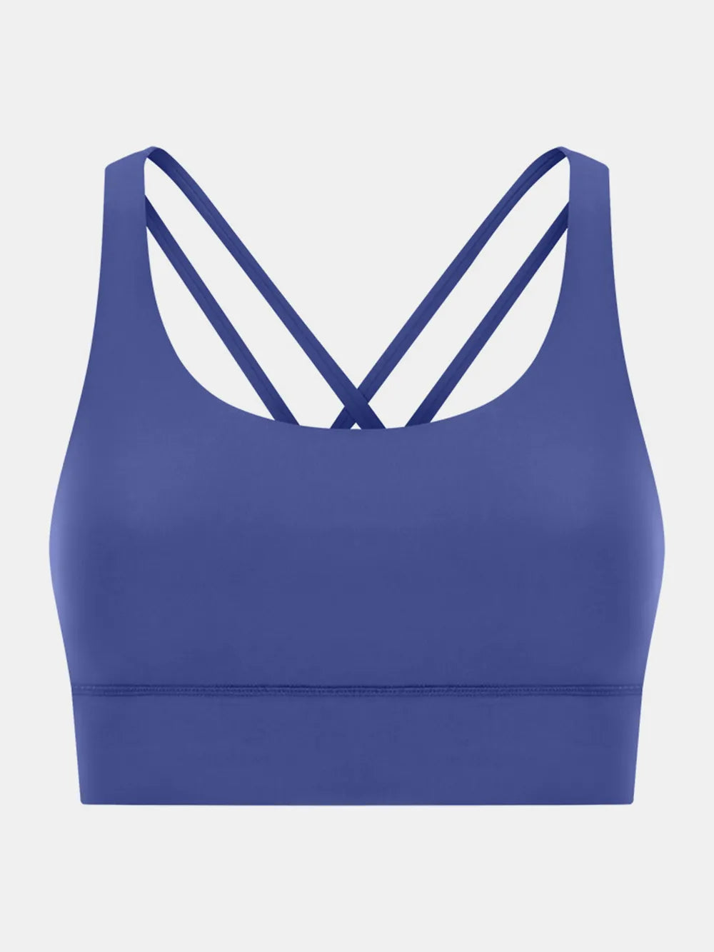 Crisscross Scoop Neck Active Tank in Dark Green for Women