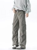 Loose Fit Cargo Pants in Dark Gray for Men