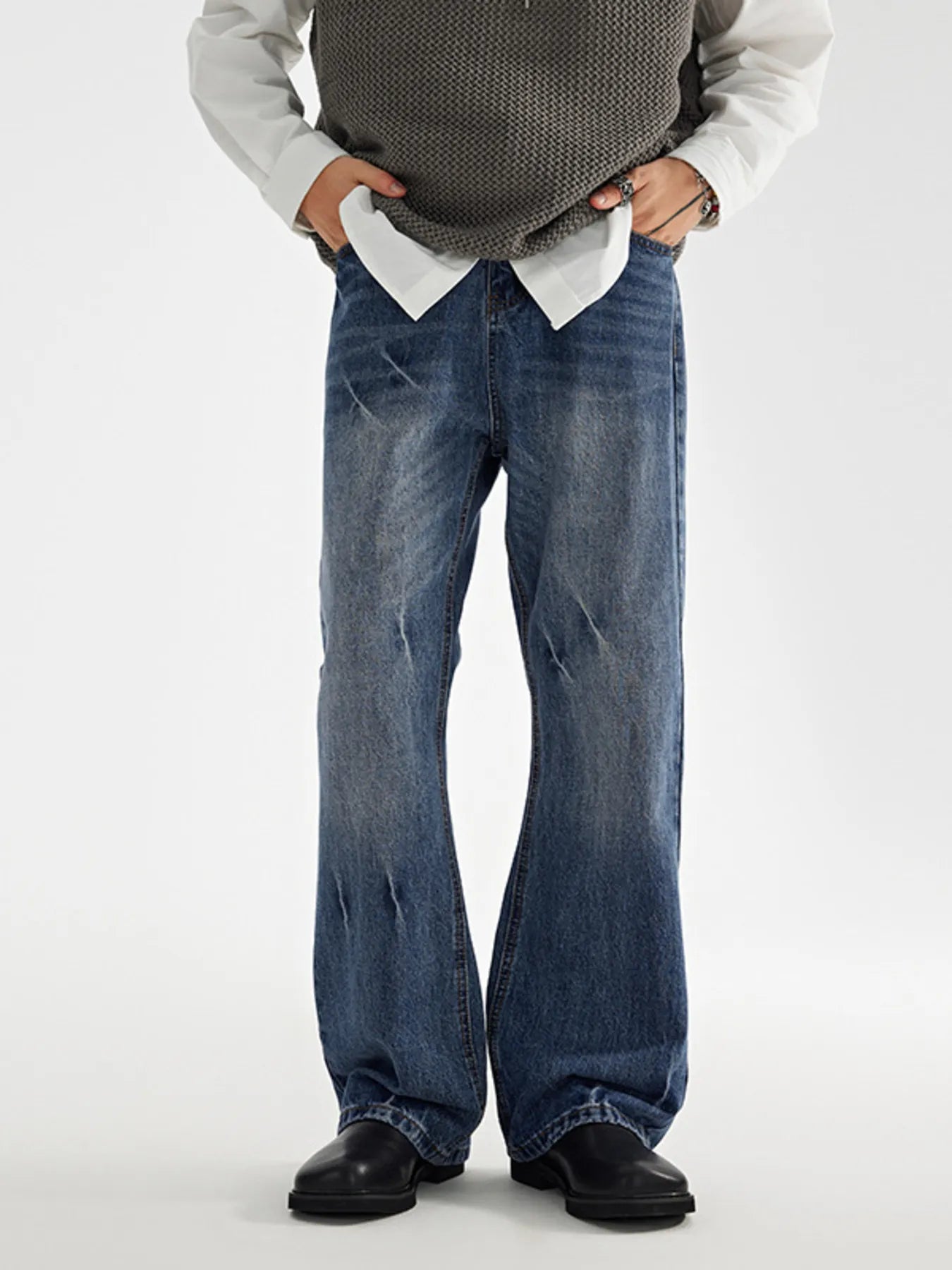 Wide Leg Jeans in Classic for Men