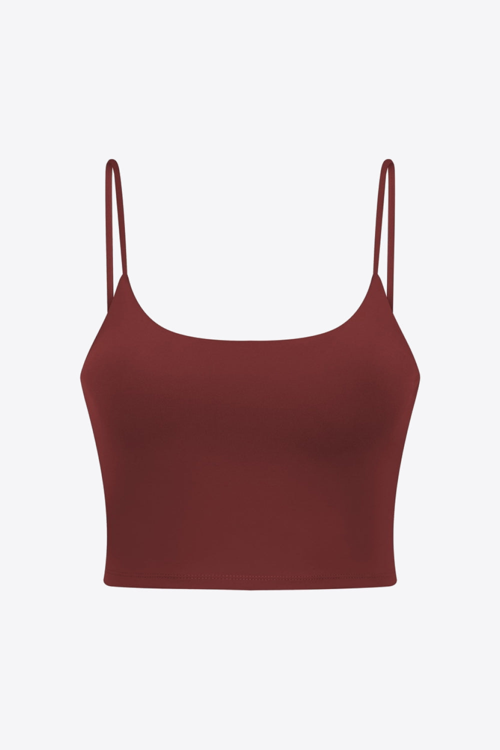 Feel Like Skin Scoop Neck Sports Cami in Turquoise for Women
