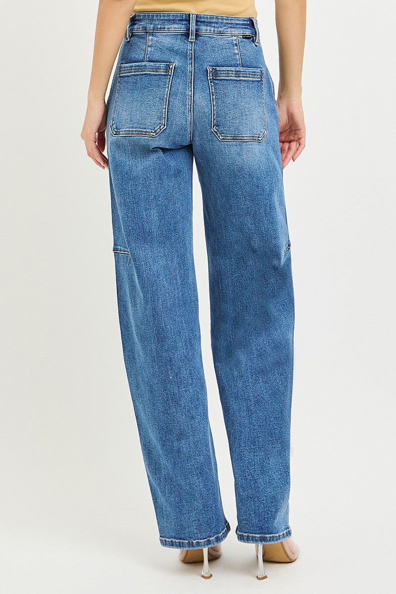 Slouchy Baggy Jeans in Medium for Women