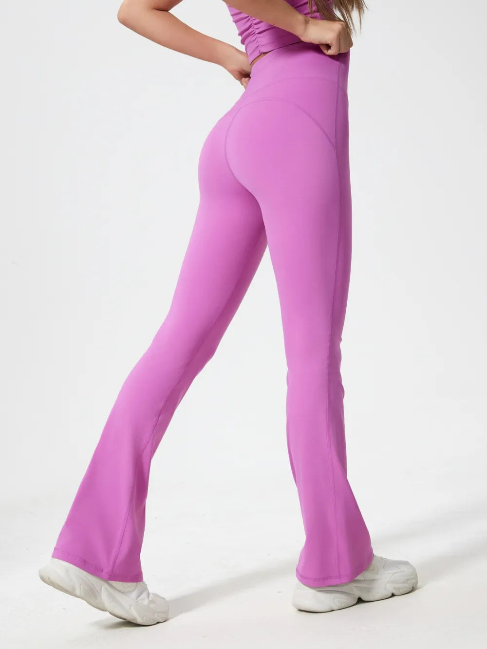 High Waist Active Pants in Mocha in Light Blue for Women
