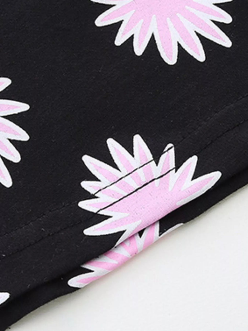 Flamingo Print Tee and Shorts Set for Girls