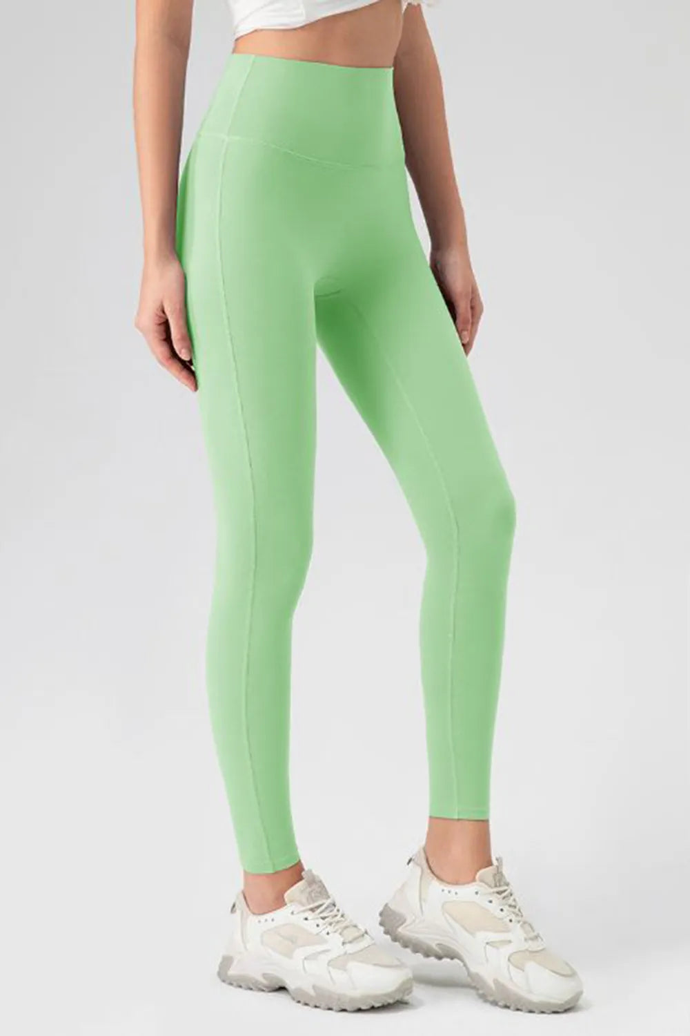 High Waist Skinny Active Pants in Olive for Women