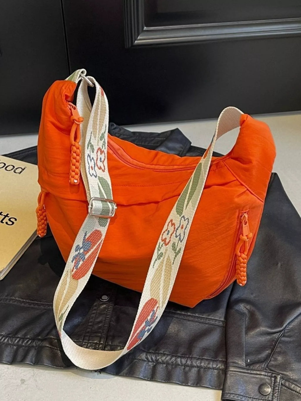 Adjustable Wide Strap Crossbody Bag for Women