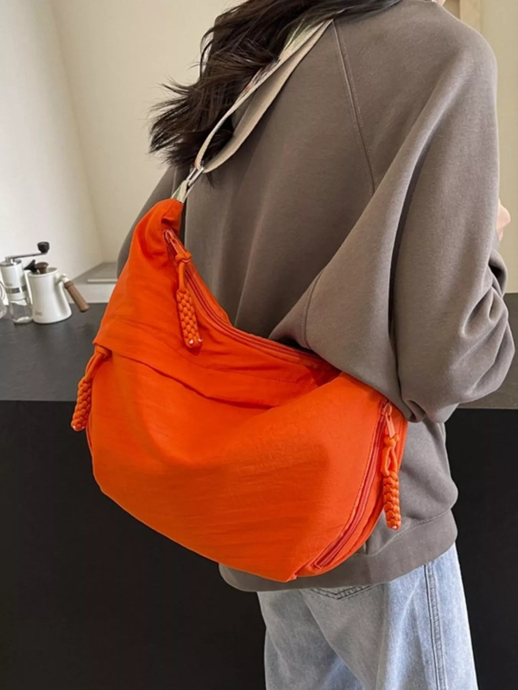 Adjustable Wide Strap Crossbody Bag for Women