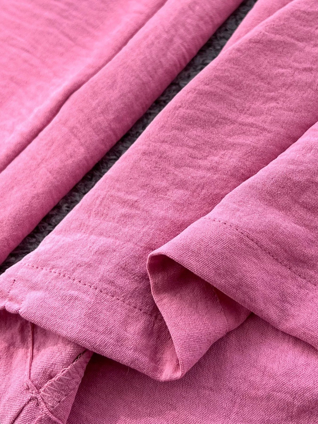 Pink Tie Waist Wide Leg Jumpsuit for Women