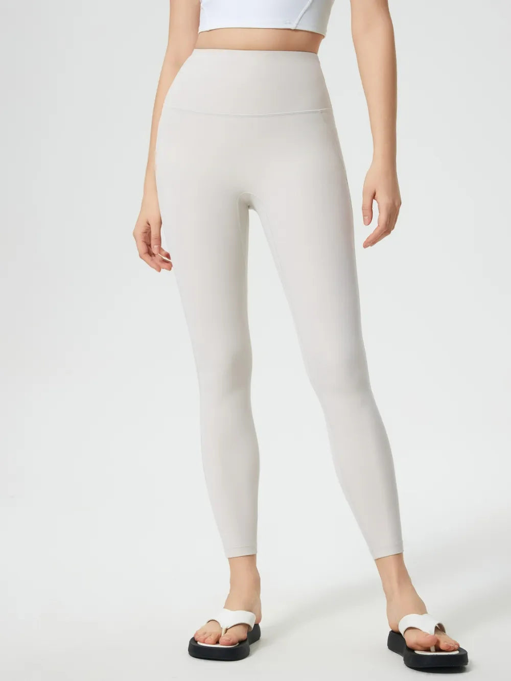 Wide Waistband Active Leggings for Women