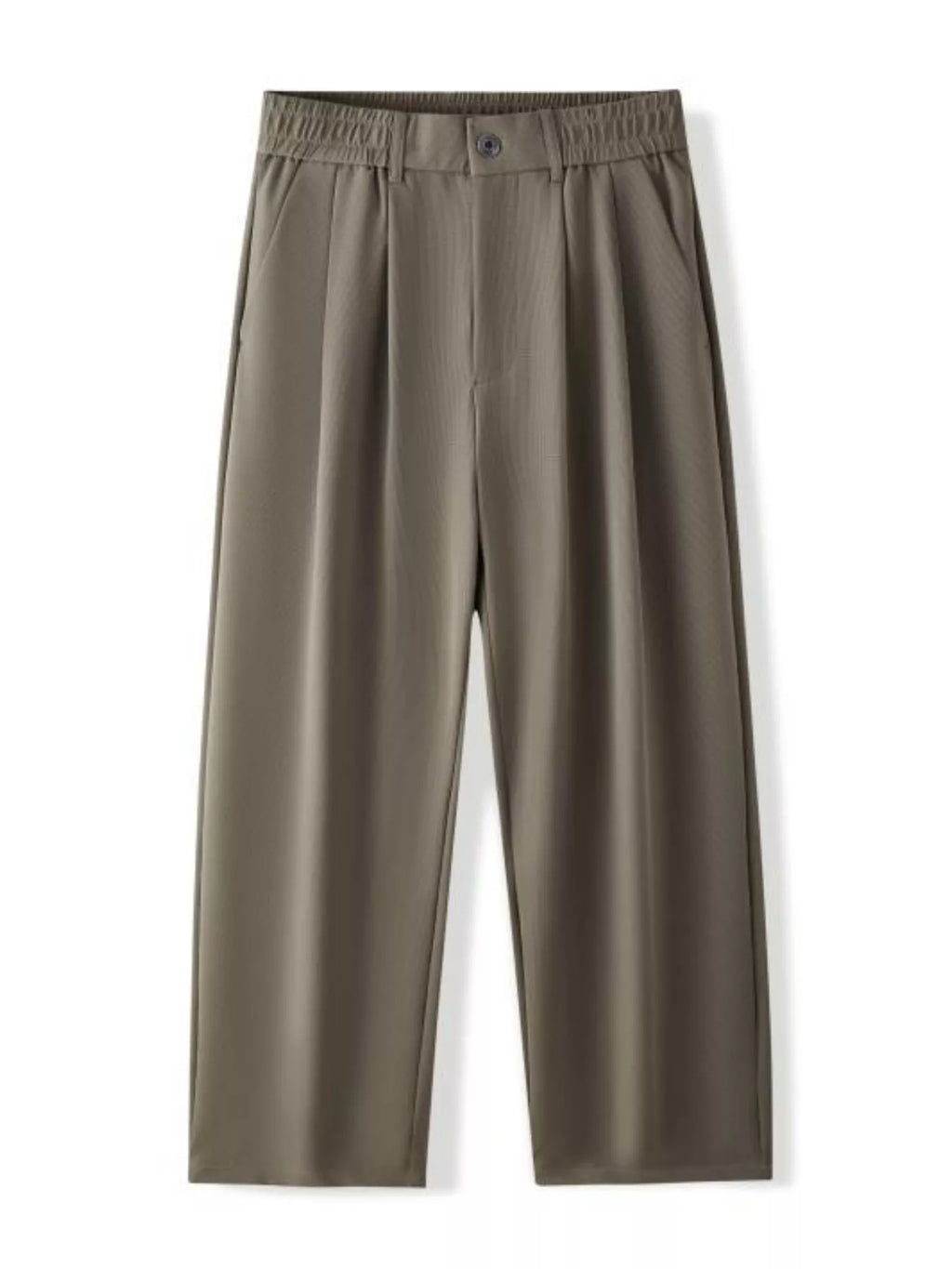 Casual Loose Fit Pants Plus Size in Brown for Men
