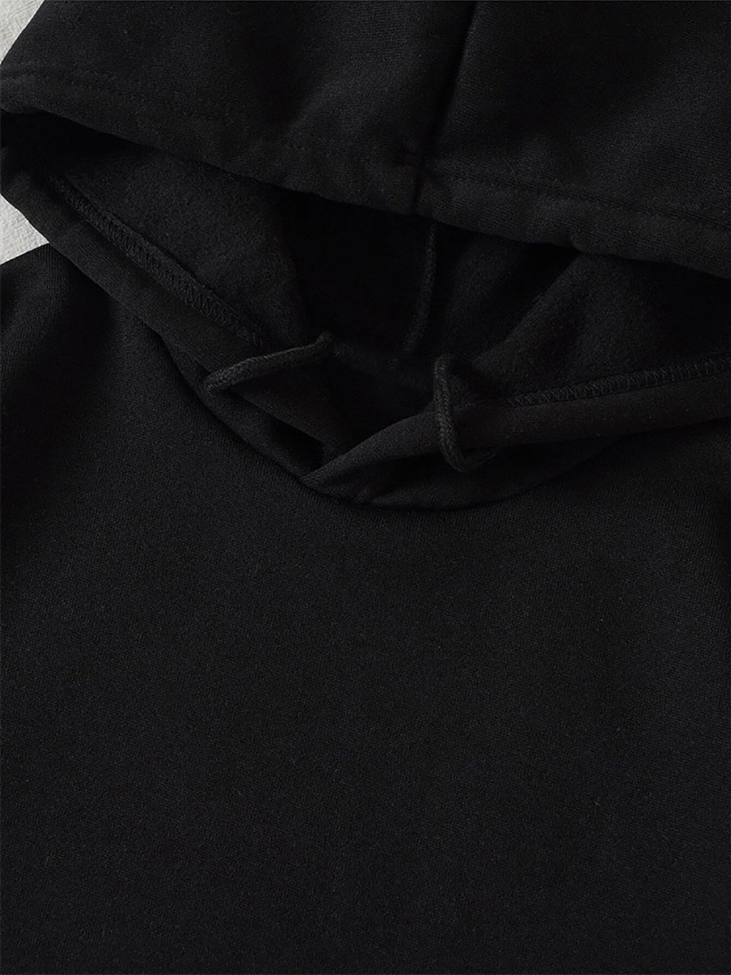 Merry Christmas Graphic Drawstring Hoodie in Blush Pink in Black for Women