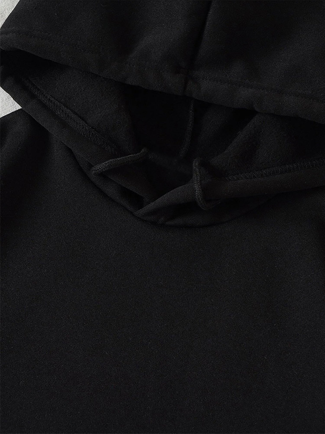 Merry Christmas Graphic Drawstring Hoodie in Blush Pink in Black for Women