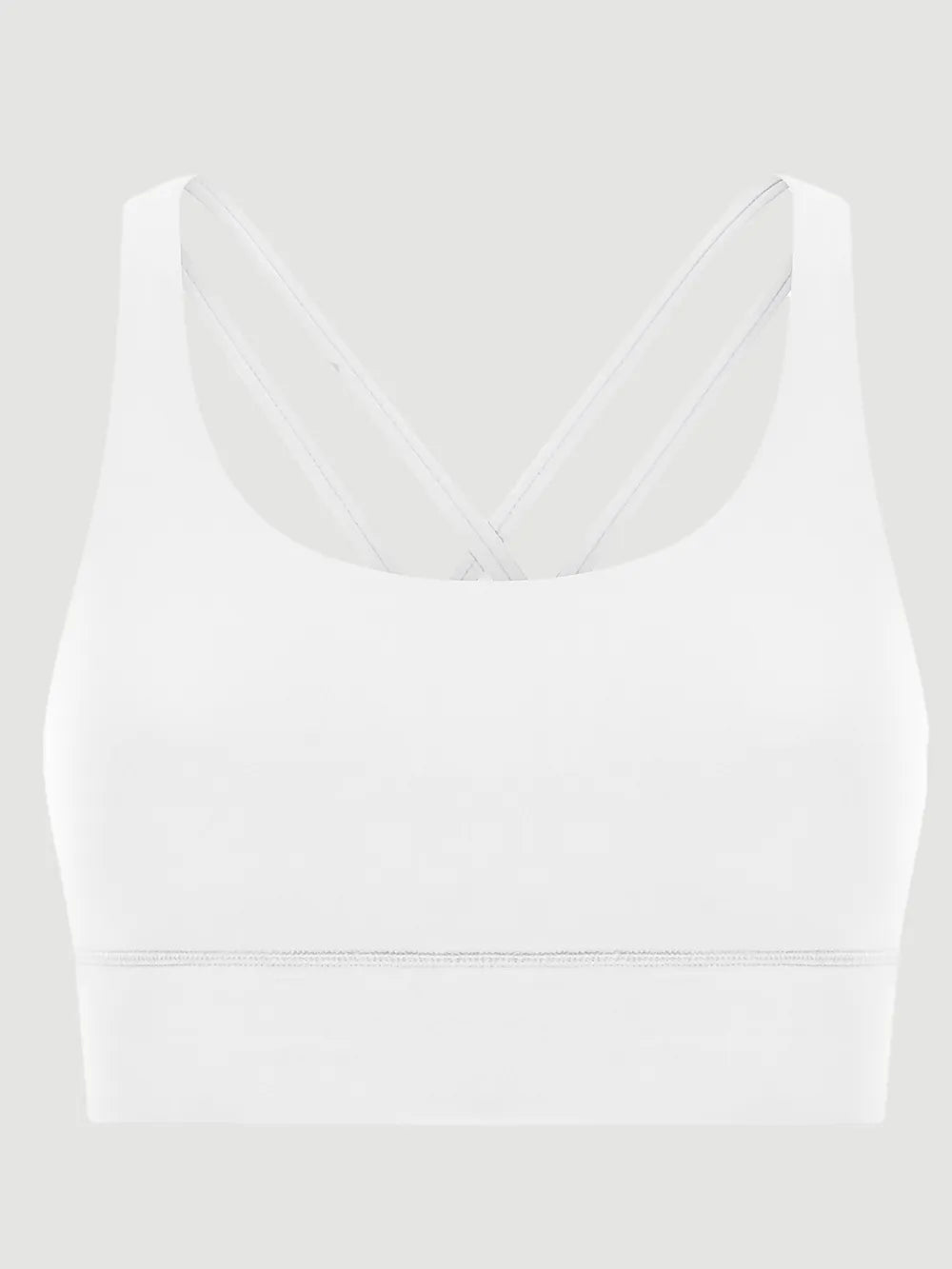 Crisscross Scoop Neck Active Tank in Sage for Women