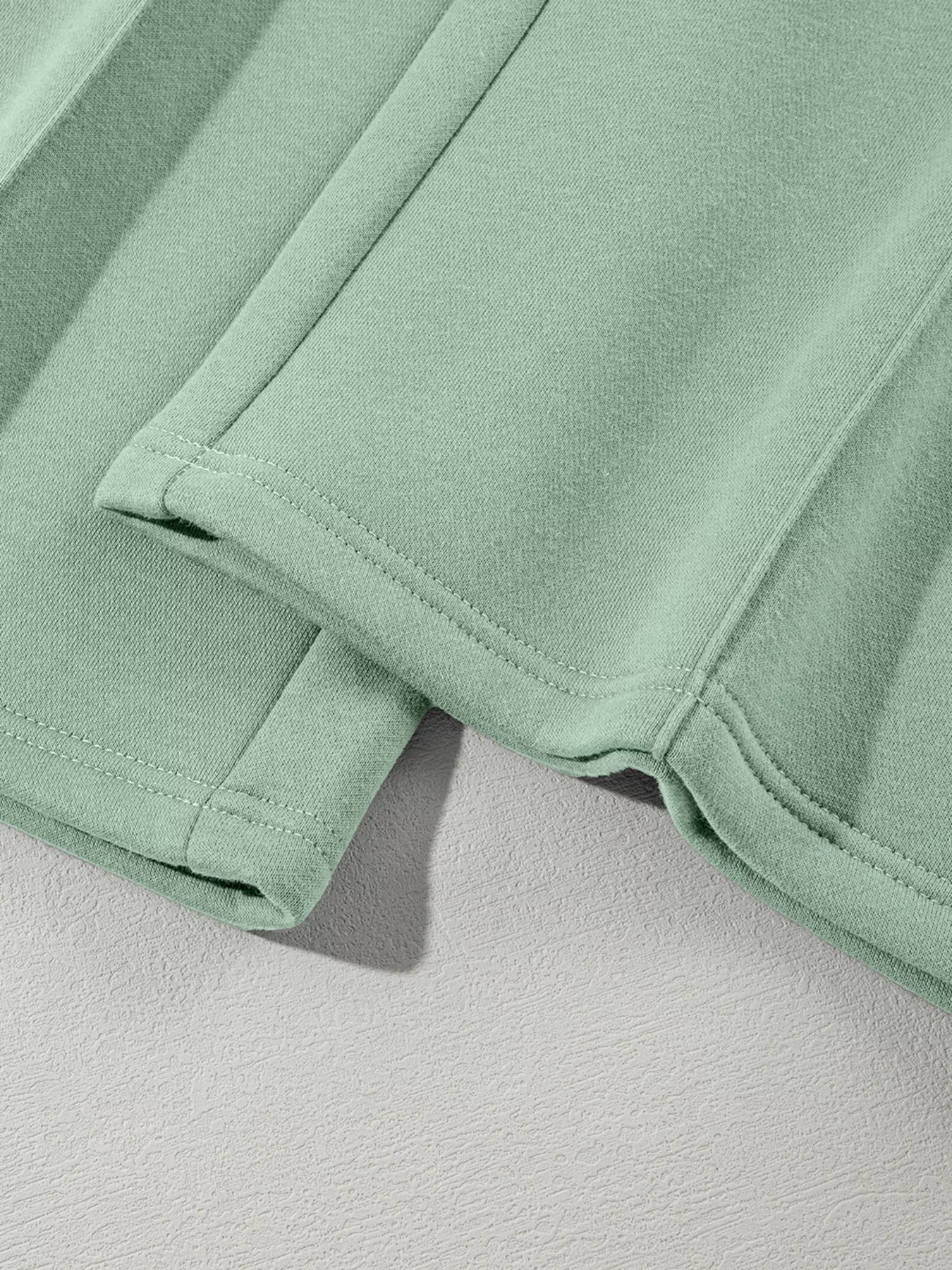 Drop Shoulder Zip Up Jacket and Drawstring Pants Active 2pcs Set for Women