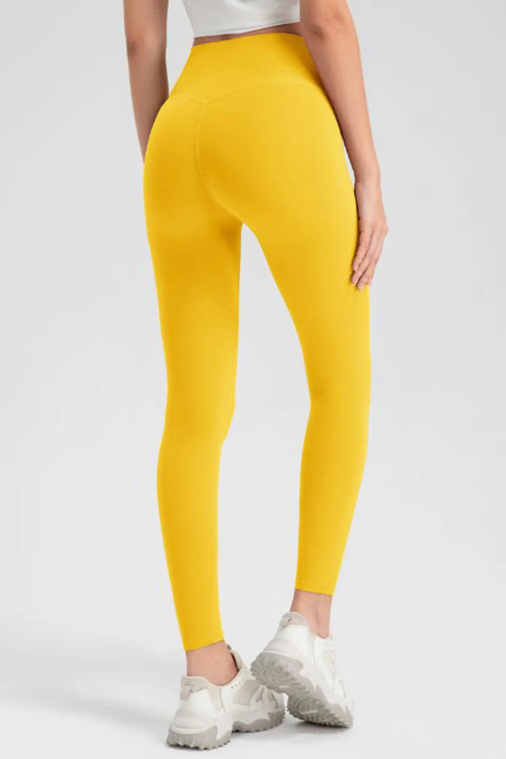 High Waist Skinny Active Pants in Pink for Women