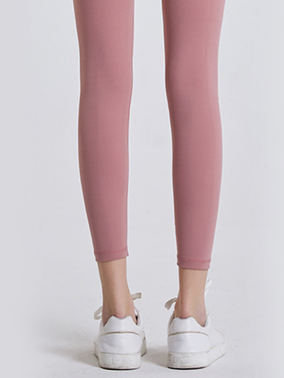 Wide Waistband Sports Leggings in Lilac in Banana Yellow for Women
