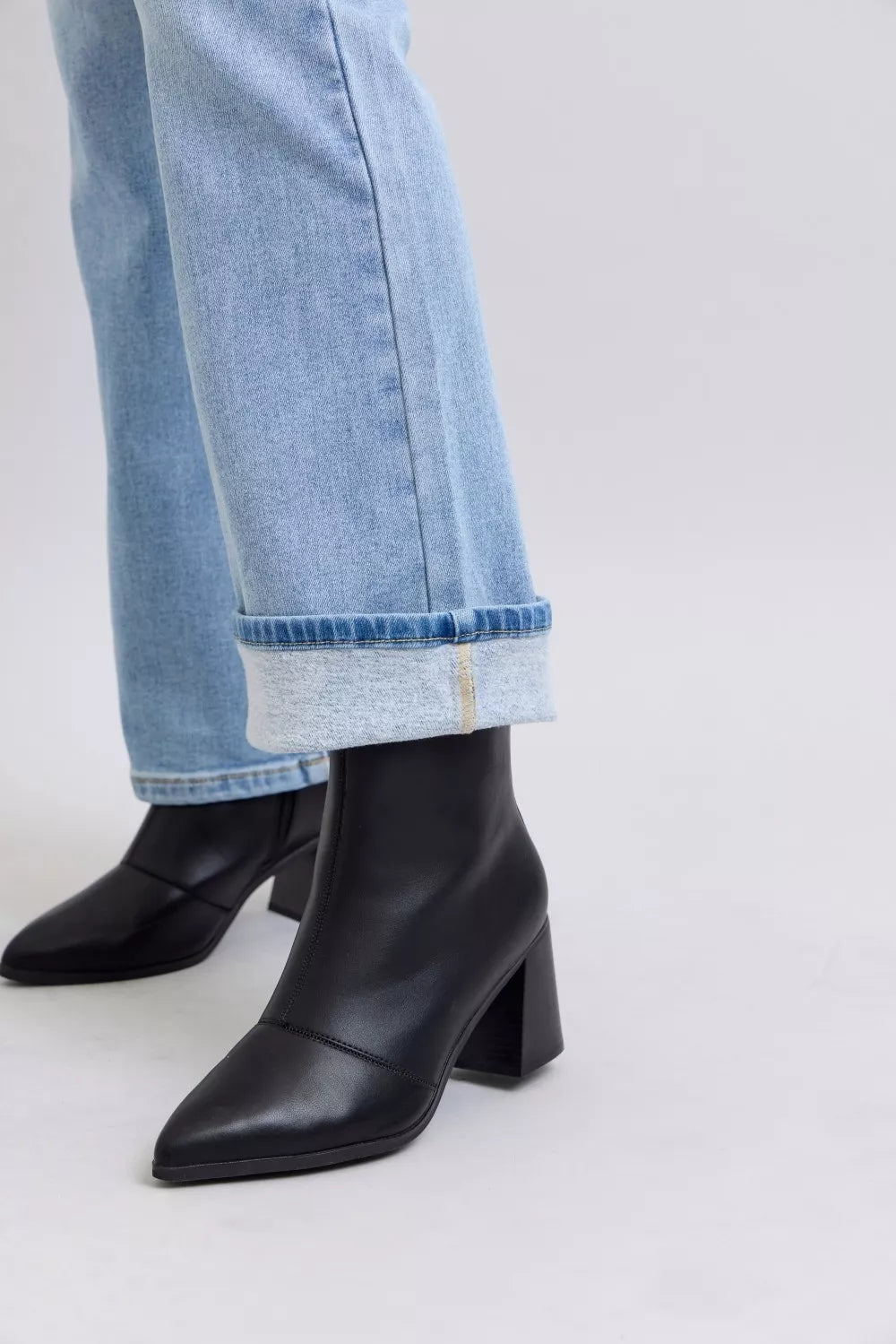 Mid Rise Thermal Bootcut Jeans for Women