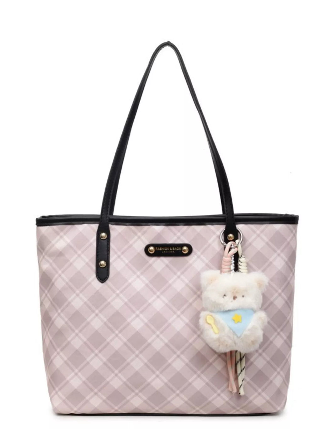 Plaid Pattern Shoulder Bag for Women