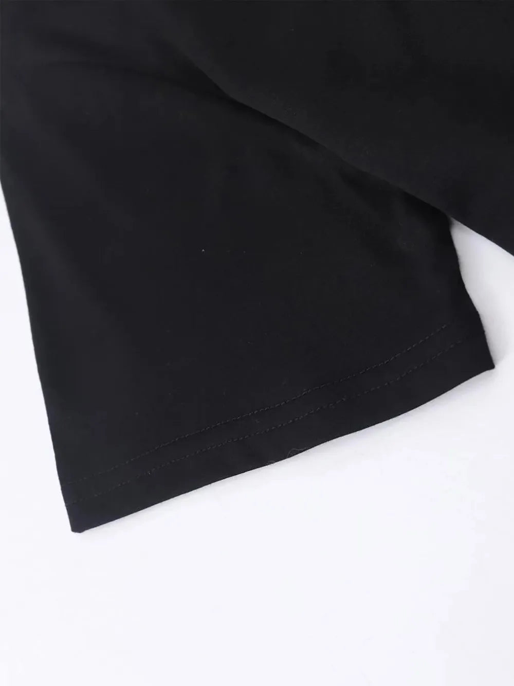 Mardi Gras Round Neck Short Sleeve T-Shirt in Black for Women