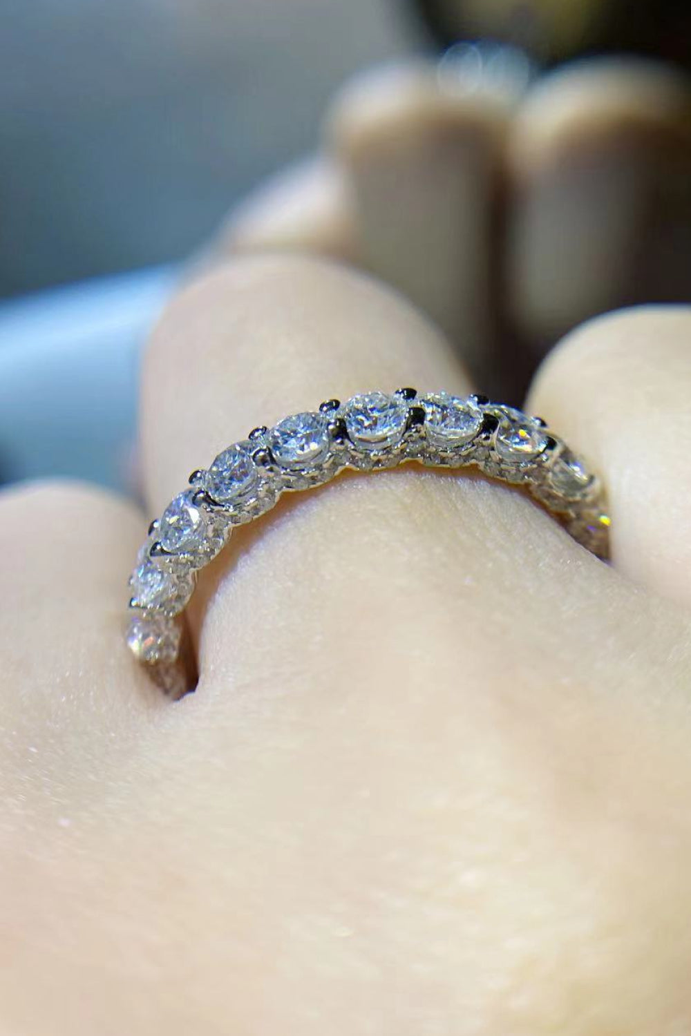 Youve Got It 1.5 Carat Moissanite Ring in Silver for Women