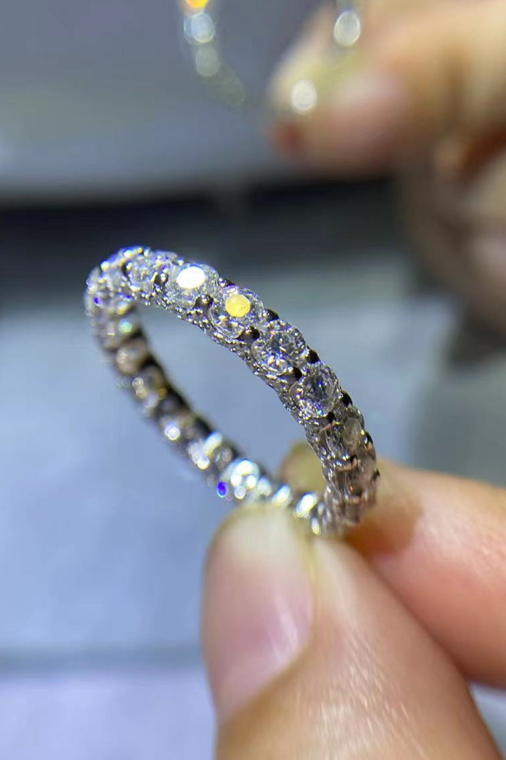 Youve Got It 1.5 Carat Moissanite Ring in Silver for Women