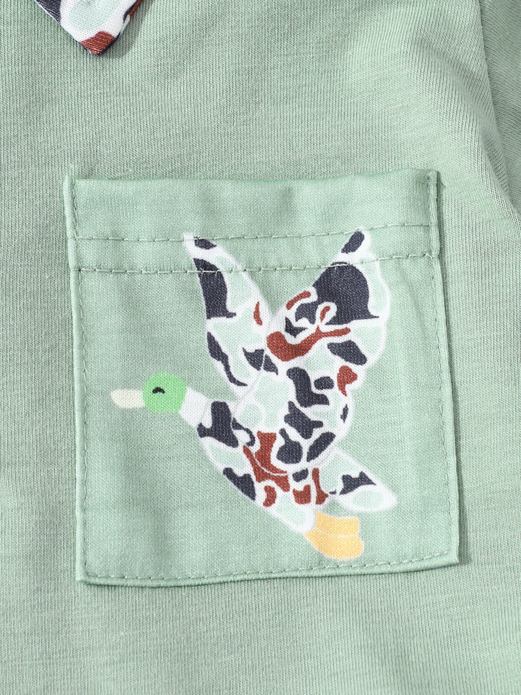 Button Detail Polo Shirt & Shorts Set for Boys