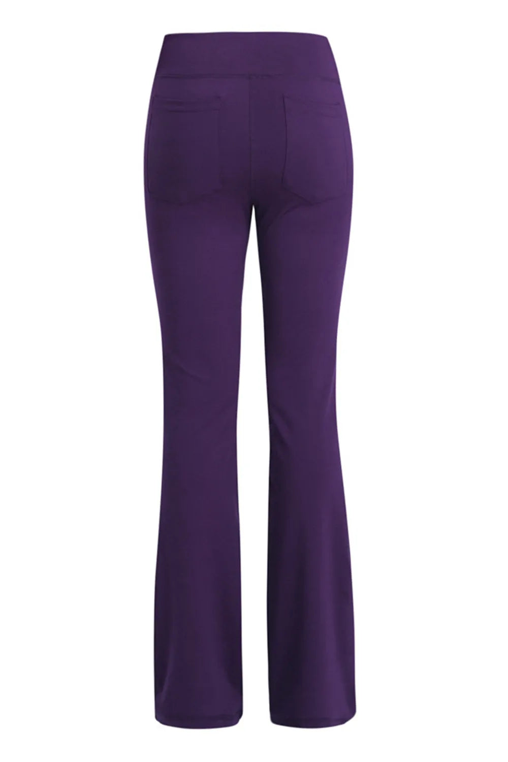 Pocketed High Waist Active Pants in Gray for Women