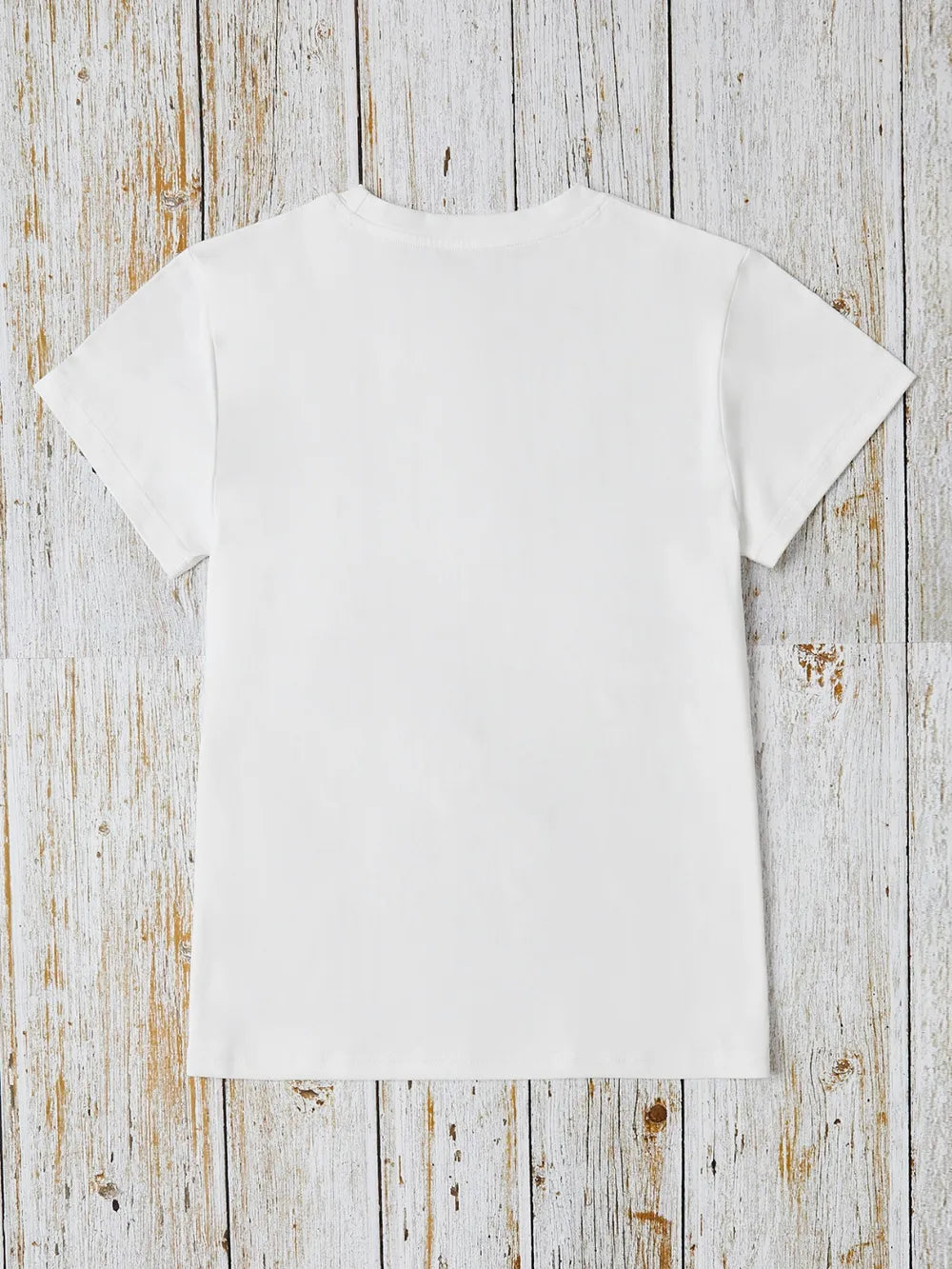 Chilling with My Peeps Round Neck T-Shirt in Aqua for Women