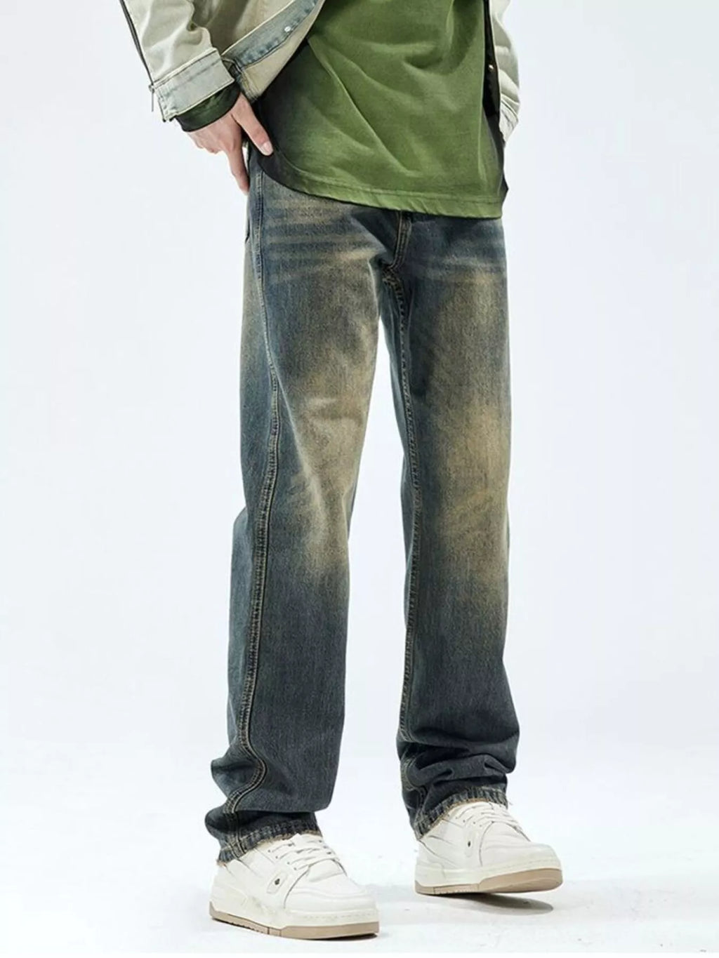 Relaxed Fit Jeans in French Blue for Men
