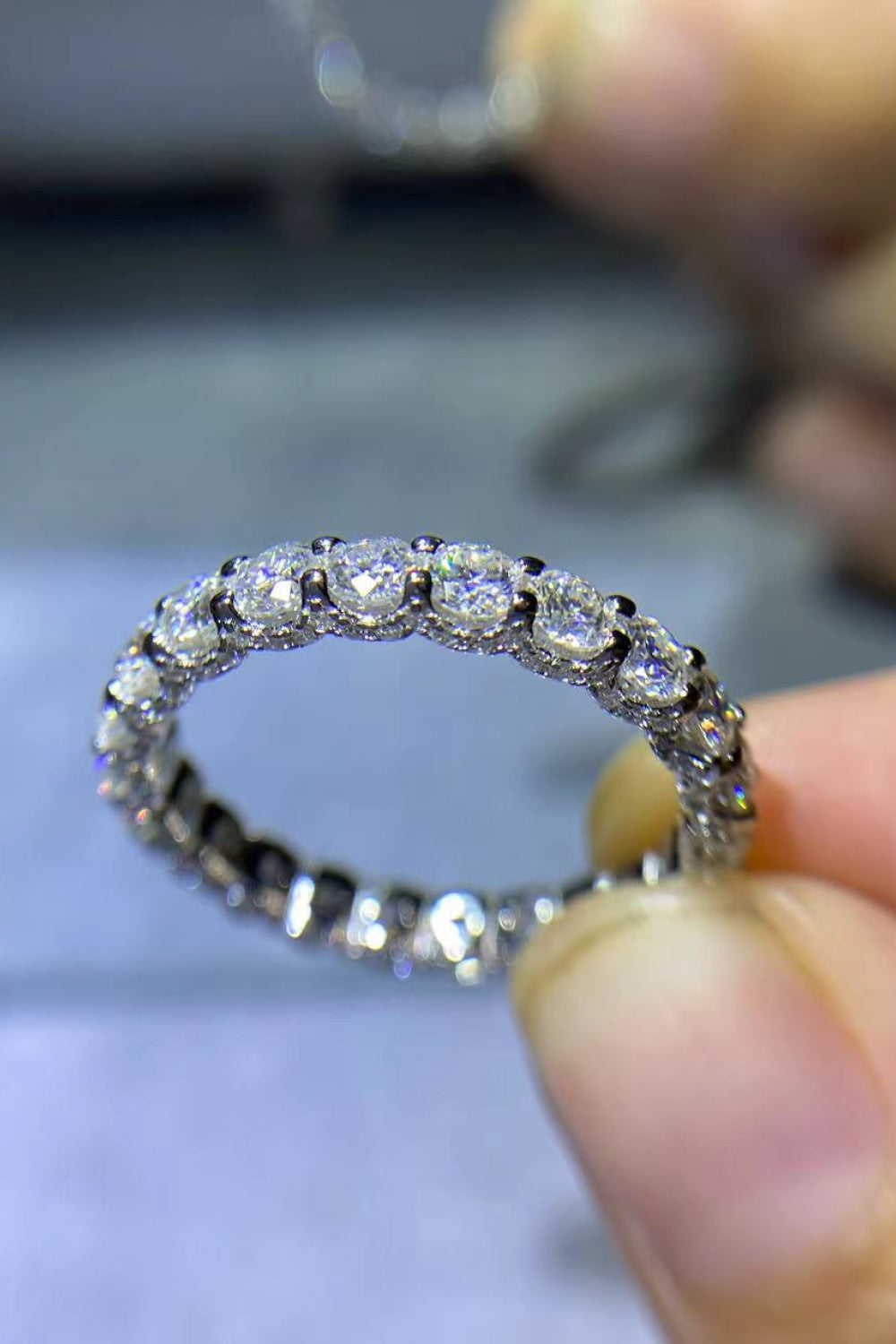 Youve Got It 1.5 Carat Moissanite Ring in Silver for Women