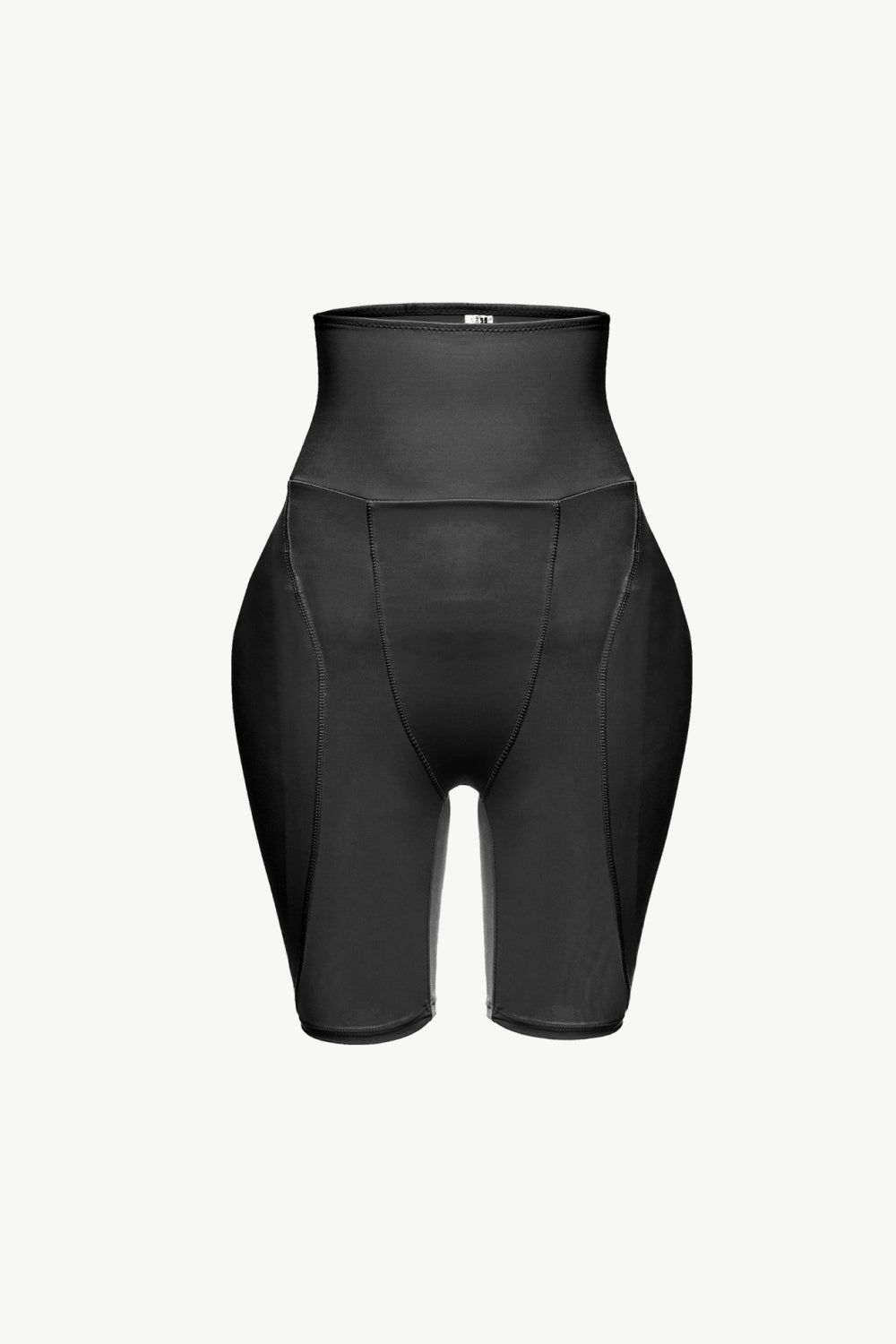 Plus Size High Waisted Pull-On Shaping Shorts in Apricot for Women