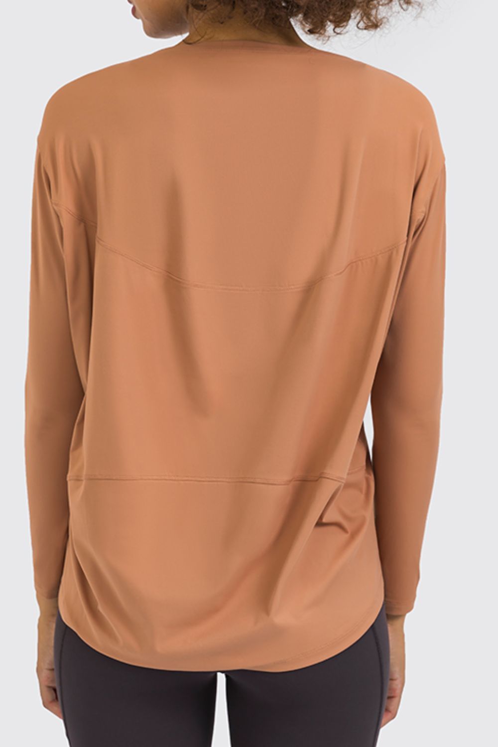 Loose Fit Active Top in Black for Women