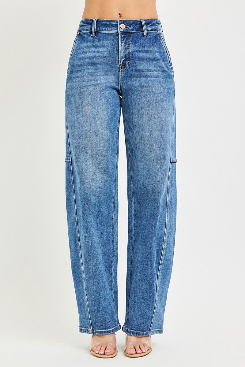 Slouchy Baggy Jeans in Medium for Women
