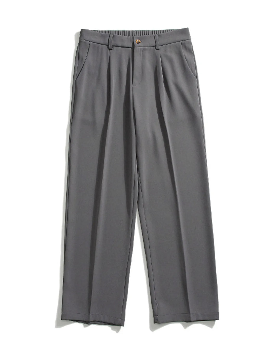 Loose Fit Casual Pants Plus Size in Creamy-White for Men