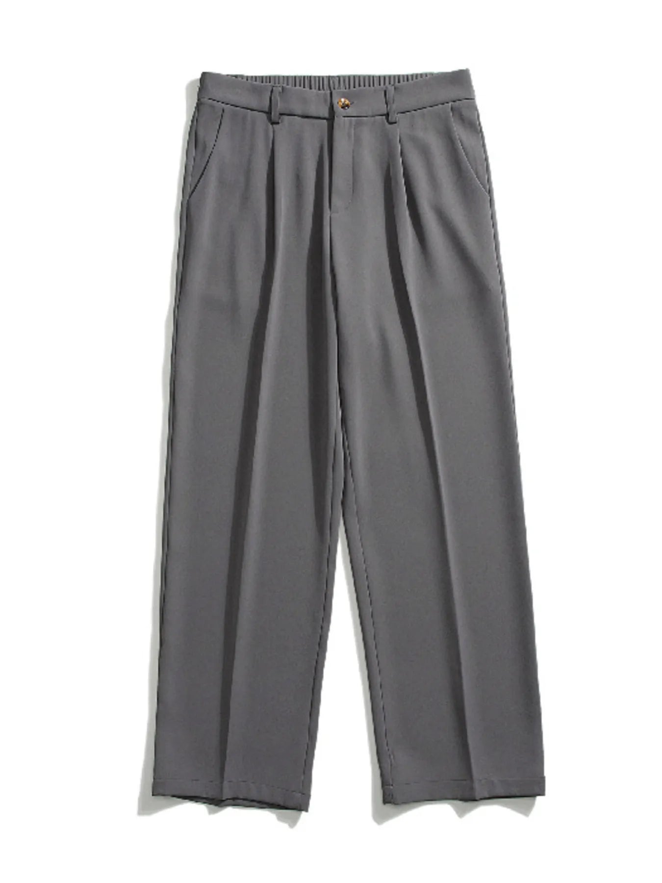 Loose Fit Casual Pants Plus Size in Creamy-White for Men