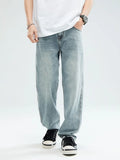 Relaxed Fit Jeans in Light Blue for Men