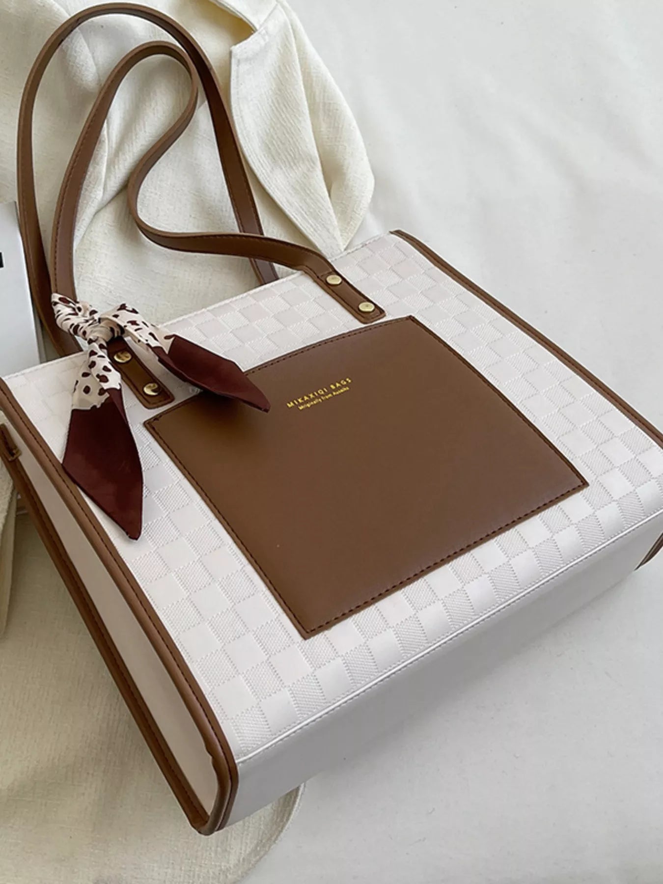 Color Block Shoulder Bag for Women