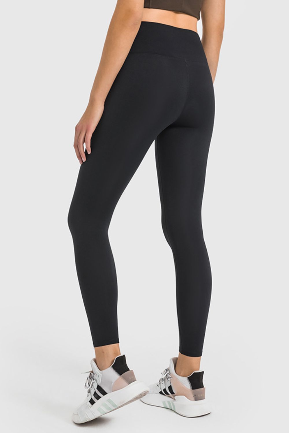High Waist Ankle-Length Yoga Leggings in Cerise for Women