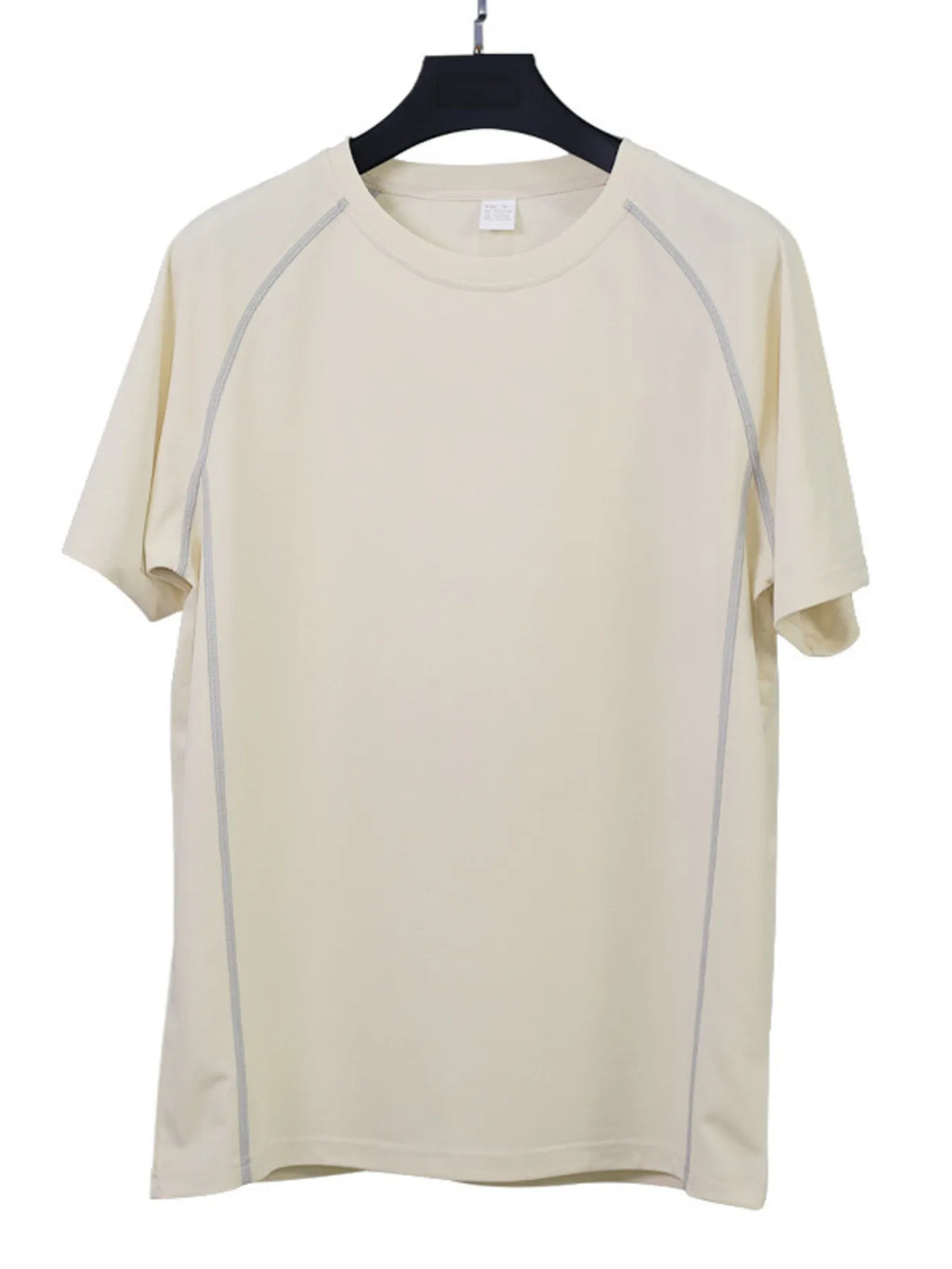 Round Neck Short Sleeve T-Shirt and Shorts Set Plus Size in Navy Blue for Men