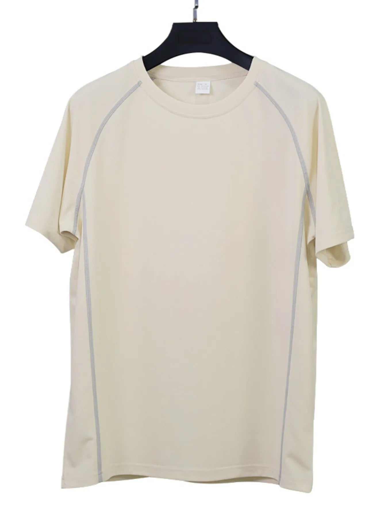 Round Neck Short Sleeve T-Shirt and Shorts Set Plus Size in Navy Blue for Men