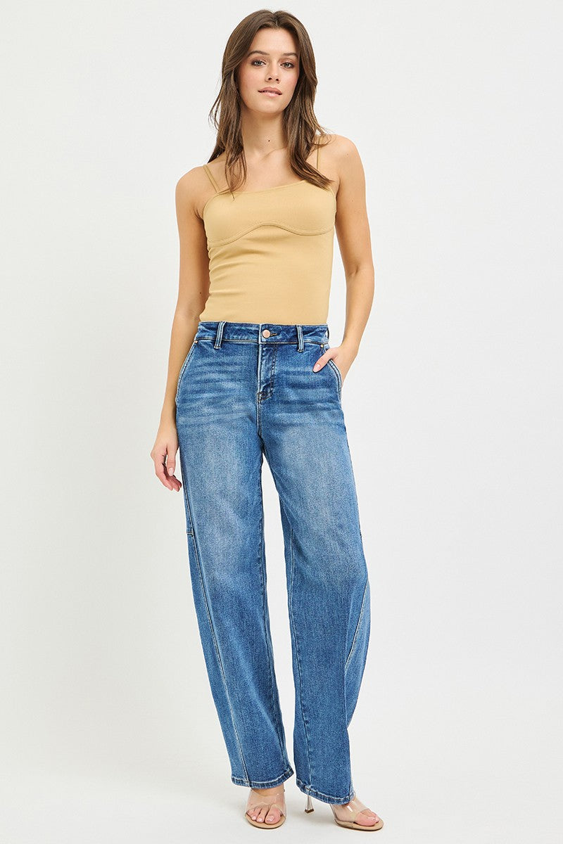Slouchy Baggy Jeans in Medium for Women