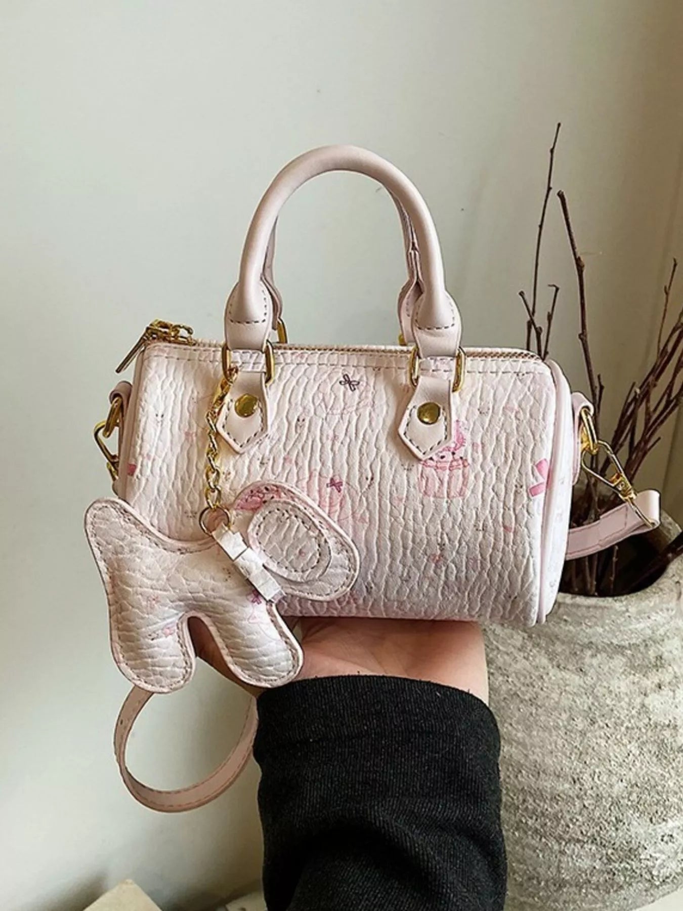 Barrel Crossbody Bag for Women