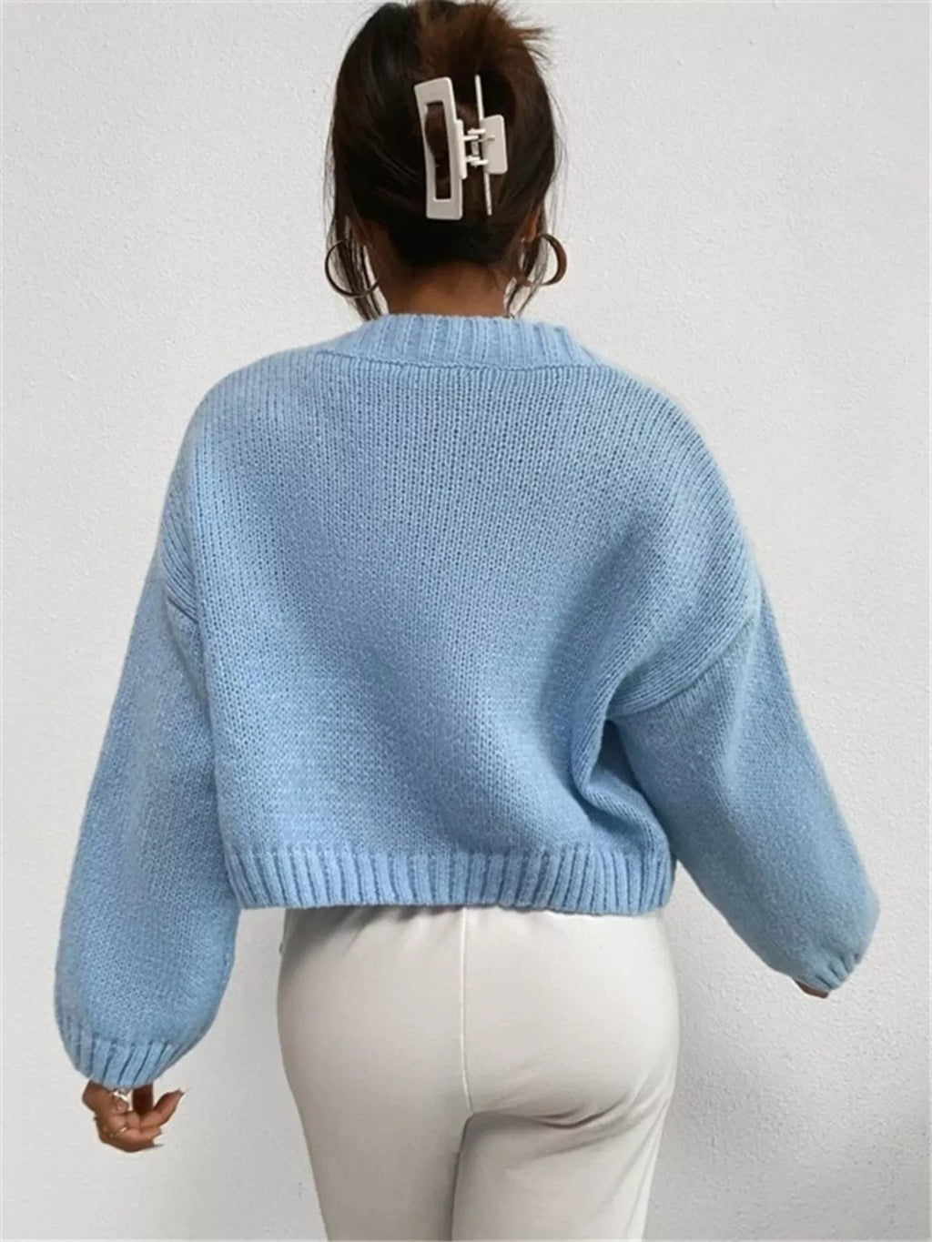 Cloud Button Up Knit Cardigan for Women