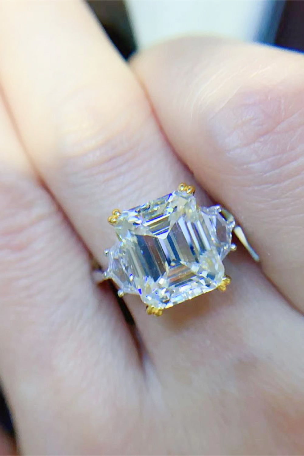 5 Carat Moissanite 925 Sterling Silver Ring for Women