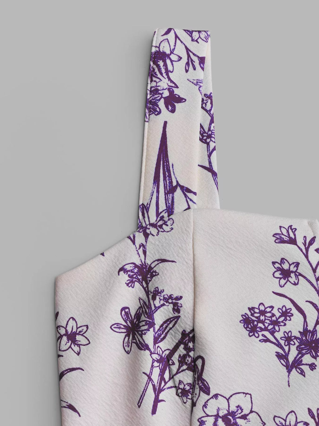 Floral Print Cami Top and Wide Leg Pants Set in Purple for Women